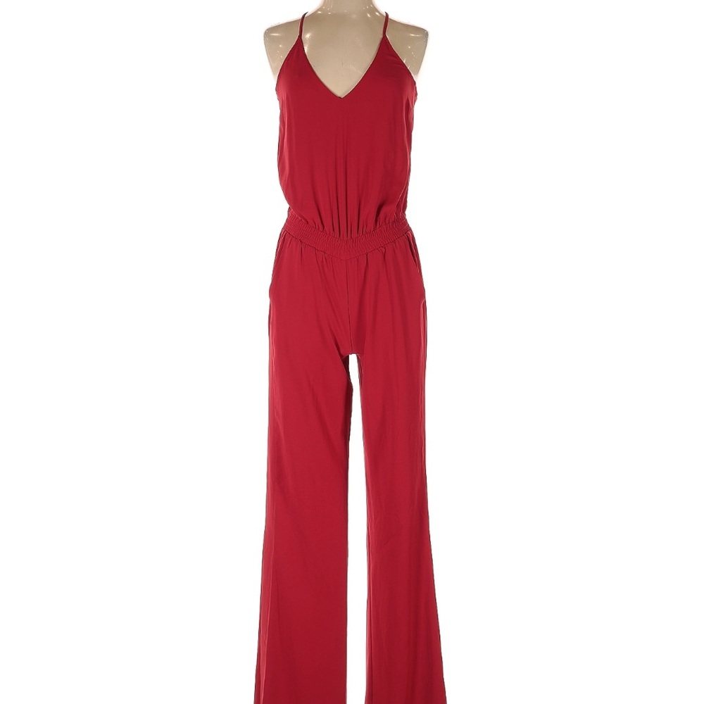Amanda Uprichard Red Jumpsuit